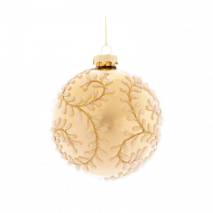 SFERA VETRO DEC. RAMETTI D12cm - oro