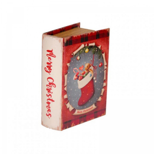SCATOLA/LIBRO CALZA 19X7X27cm