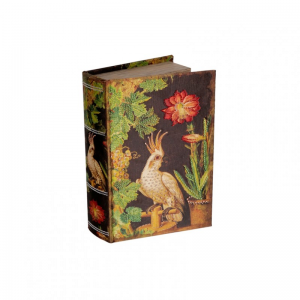 SCATOLA/LIBRO PAPPAGALLO 27X18X7cm