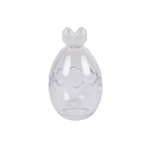 UOVO VETRO CONIGLIO D5,5 H9cm