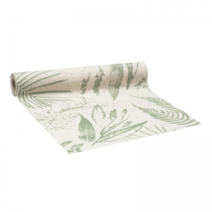 RUNNER STOFFA FOLIAGE 28cm 2,5mt-verde n