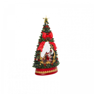 ALBERO RESINA MUSICA/MOV. 17X10 H34cm