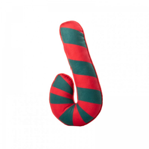 CUSCINO VELLUTO CANDYCANE 50cm-rosso/ver