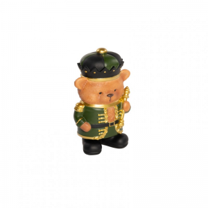 ORSO SCHIACCIANOCI RESINA H20cm - verde