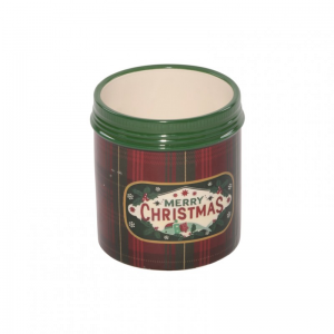 VASO CERAMICA MERRY XMAS D10 H11cm