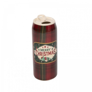 VASO LATTINA CER. MERRY XMAS D6 H16cm