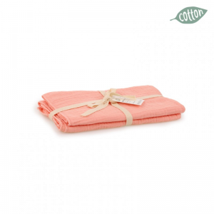 TOVAGLIOLO SEERSUCKER 2pz - marble rosa