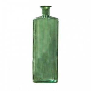 BOTTIGLIA VETRO GUAN D25 H75cm-green