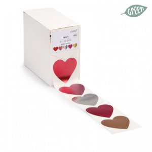 STICKERS CUORE D40MM 500pz