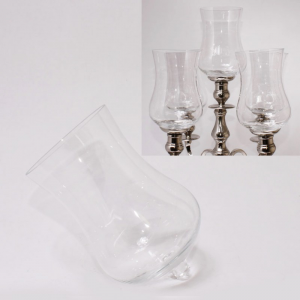 PARAFIAMMA VETRO LISCIO D13 H18 cm