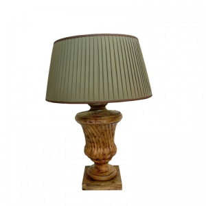 BASE LAMPADA LEGNO 21XH48 cm - cream