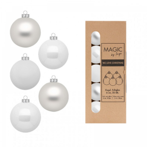 BOX SFERE VETRO PZ 20 MM 60 - just white