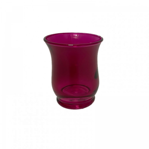 SCARTOCCIO VETRO D7 H9 cm - bordeaux