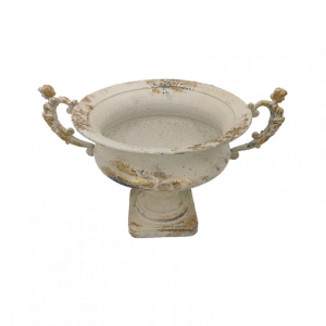COPPA METALLO 41,5X30,2XH28 - sbiancato