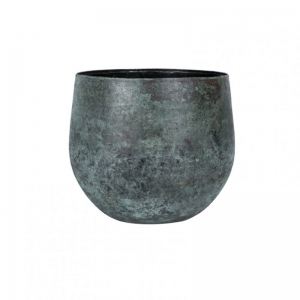 VASO metal ayka D17 H17cm -mysticgreen C