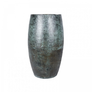 VASO metal ayka D27 H44cm -mysticgreen B