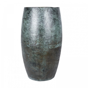 VASO metal ayka D33 H50cm -mysticgreen C