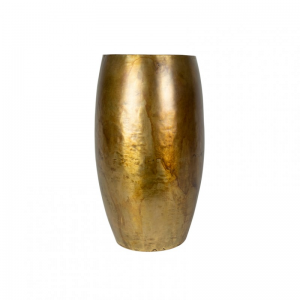 VASO metal ayka D27 H44cm -old camel B