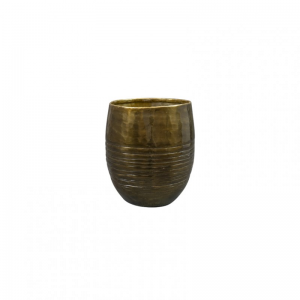 VASO FABIO MET D13 H15 cm - brass antiqu