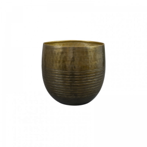 VASO FABIO MET D21 H20 cm - brass antiqu