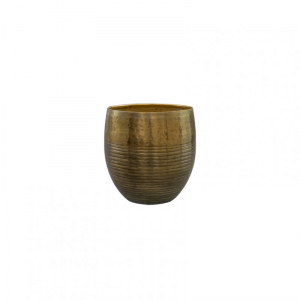 VASO FABIO MET D24 H25 cm - brass antiqu
