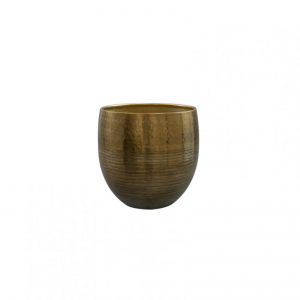 VASO FABIO MET D30 H28 cm - brass antiqu