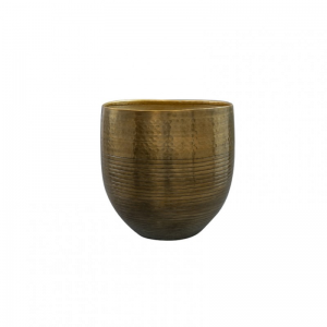 VASO FABIO MET D34 H33 cm - brass antiqu