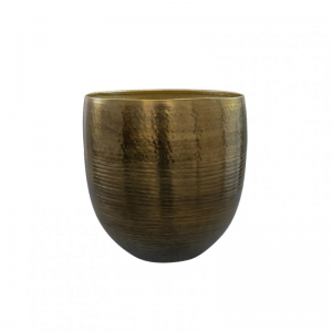 VASO FABIO MET D42 H42 cm - brass antiqu