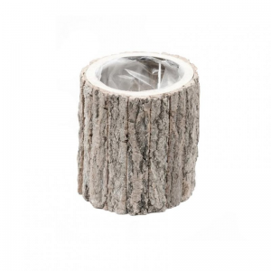 CONTENITORE LEGNO D9 H19 - white