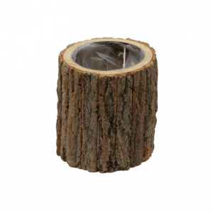 CONTENITORE LEGNO D9 H19 - natural