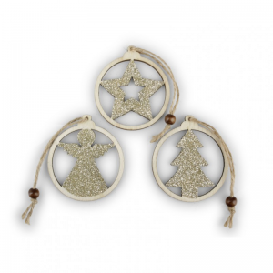 STELLA/ANGELO/ALBERO DA APP. H17cm -15PZ