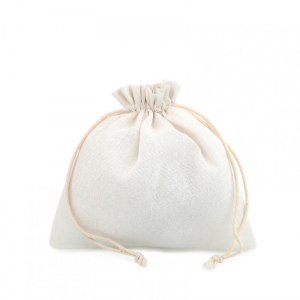 SACCHETTO COTTON 17X17cm 10pz -crema