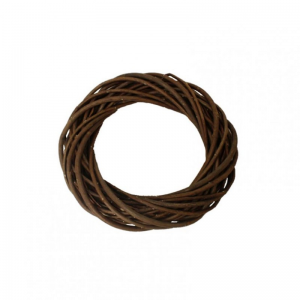 CORONCINA GREZZA D15cm - marrone