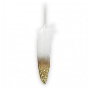 PIUMA 15,5cm CONF.26PZ - gold/weiss