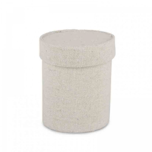SCATOLA LINO D6 H7,5 cm - pz10