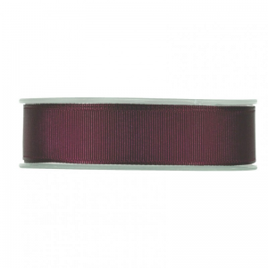 N/GROS GRAIN 25MM 20MT -bordeaux