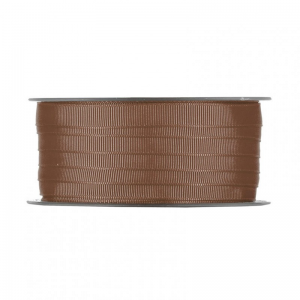 N/GROS GRAIN 10MM 50MT - dark brown