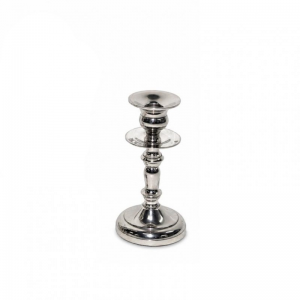 CANDELABRO ALLUMINIO H17 -argento lucido