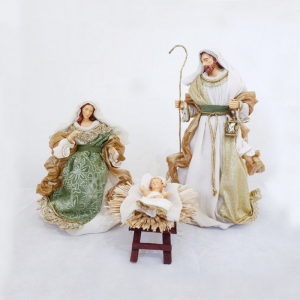 PRESEPE Emilia 3PZ H36 -beige green gold