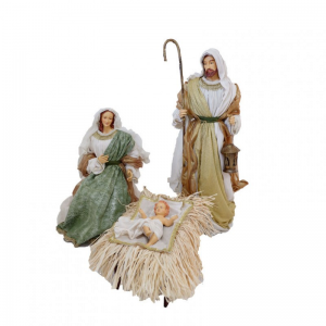 PRESEPE Emilia 3PZ H107-beige green gold