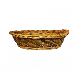 CESTO OVALE VIMINI 59X44 H13 - marrone