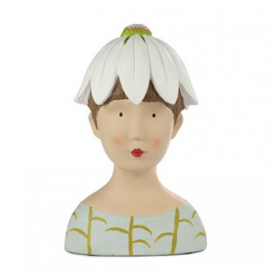 BUSTO LADY C/FIORE H30 cm