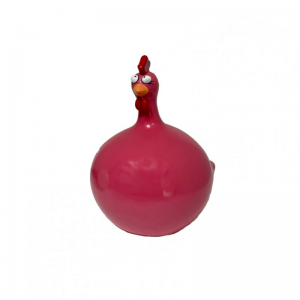 GALLINA RESINA H23 CM- pink