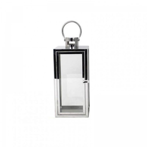 LANTERNA VET/MET. 12X13XH28 - silver