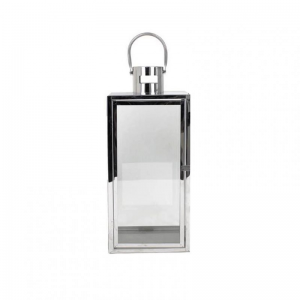 LANTERNA L VET/MET. 23X23XH51 - silver