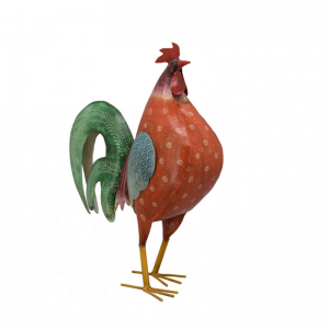 GALLO METALLO 57X21 H77CM