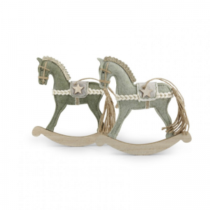 CAVALLO A DONDOLO 16,5 H20,6cm 2col.
