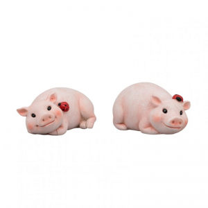 MAIALE RES.9,5cm 2mod. - pink