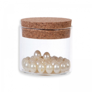 BARATTOLO VETRO D4,5 H5 cm c/coperchio