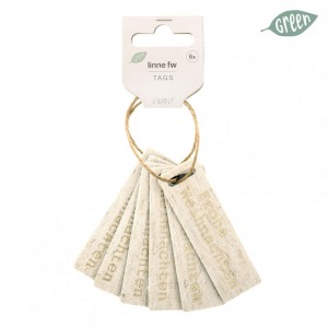 CARTELLINO 2,5X8 6PZ - naturale